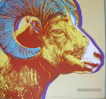 El carnero cimarrón especie en peligro de extinción 2 Andy Warhol Pinturas al óleo